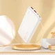Портативний зарядний пристрій Power Bank повербанк / Hoco J101 Astute 10000 мАг 22,5 Вт Power Bank, Білий - зображення 4