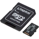 Карта памяти Kingston microSDHC Industrial 16GB Class 10 UHS-1(U3) A1 V30 + SD adapter (SDCIT2/16GB) [175829] - изображение 2