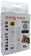 Наполнитель для кошачьего туалета Happy Paws Тофу с ароматом Активированного угля 2.6 кг / 6 л (6977875410316) - изображение 4