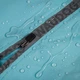 Дождевик комбинезон для собак крупных пород WAUDOG Clothes Collar водонепроницаемый защитный от грязи с молнией на спине голубой размер L50 длина 47-50 см обхват груди 70-74 см шеи 47-50 см (19902) - изображение 4