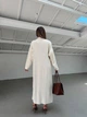 Комплект із сукні та кардигана one size бежевий - зображення 2