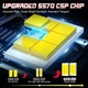 LED лампи H7 70W 18000Лм 6000K з пасивним охолодженням для 12-18В - зображення 5