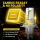 LED автолампи Auxito M16 H4 80W 6000K біле світло - зображення 8