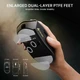 Мишка Attack Shark V8 Ultra-Light Wireless/Bluetooth 42000dpi. (PAW3950MAX) 6кн. Black (V8B_AS) - изображение 9
