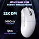 Мишка Attack Shark X11SE Wireless/Bluetooth 22000dpi. (PAW3311) 6кн. White (X11SEW_AS) - изображение 2