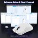 Мишка Attack Shark X11SE Wireless/Bluetooth 22000dpi. (PAW3311) 6кн. White (X11SEW_AS) - изображение 5