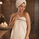 Рушник махровий TWL Prime 500 г/м2, 70*140 см, кремовий - изображение 5
