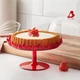 Тортовница на ножке с крышкой Guzzini Love Red Красная пластиковая круглая 18.4 см (163-135-11550165) - изображение 2