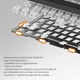 Клавіатура Ajazz AK820 V2 White Peach Switch Wireless/Bluetooth/USB UA White (AK820-V2-WP-S-W) - зображення 8