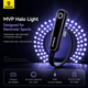 Кабель Baseus MVP3 USB Type-C 100W 5A с угловым 90° разъемом, быстрая зарядка PD, передача данных, LED-подсветка, 2м - изображение 4