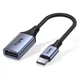 OTG кабель-переходник TOPK A10 с Type-C на USB 2.0, серый - изображение 1