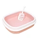 Туалет лоток для кошек Taotaopets 225501 46.5*38.5*13 см Pink с лопаткой - изображение 1