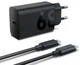 Зарядний пристрій Motorola 68W TurboPower USB-C + кабель Type-C 1 м, швидка зарядка, адаптер живлення для телефона, смартфона та планшета, чорний - изображение 3