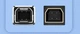 Переходник USB-C ( TYPE-C мама)/USB Type B папа (принтера/сканера) для ноутбуків, планшета MacBook Pro/Air Адаптер Серый - изображение 8