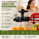 Насадка-соковыжималка AMZCHEF для миксеров KitchenAid | Холодный отжим | Совместима со всеми моделями | До 30% больше сока - изображение 1