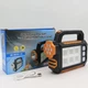 Ручной фонарь аккумуляторный 2800мАч, с USB, Солнечной панелью и Power Bank, HS-8029-1-A - изображение 10