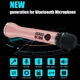 Портативный микрофон L598 Беспроводной Bluetooth для караоке, Розовый - изображение 10