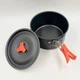 Набор туристической посуды 3в1 (походная кастрюля, сковорода, чайник), Cooking Set DS-308 - изображение 6