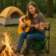 Кресло складное для пикника с сумкой, 60х35х26см, Зеленый / Стул для рыбалки / Стульчик раскладной - изображение 10