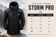 Чоловіча куртка з капюшоном Storm Pro синя XL - зображення 2