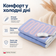 Электропростынь с подогревом 150×80 см 60 Вт, 3 режима температуры, защита от перегрева для кровати и сна - изображение 4