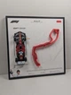 3D Картина На Стіну 25x25 см з Моделлю Bburago Ferrari SF-25 Formula One Team в Масштабі 1:43 Гран-Прі 2025р. для № 16 Charles Leclerc та 3D траса Monaco GP "Monte Carlo Circuit" / Сезон 2025 / Формула 1 / Шарль Леклер - зображення 3