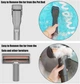Насадка-триммер для груминга Italdos Grooming Clippers Kit серебристый набор с керамическим лезвием и гибким шлангом совместим с пылесосами Dyson V7 V8 V10 V11 V12 V15 - изображение 7