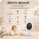 Відеоняня 2,8 дюйма РК-дисплей Full HD CMOS-датчик з нічним баченням та двостороннім зв'язком, колискові, вимір температури, датчик плачу Happy Baby С3 white - зображення 6