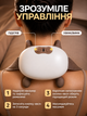 Масажер для шиї плечей електричний шиацу 3D бездротовий акумуляторний з інфрачервоним підігрівом антистрес безшумний портативний біонічний з імітацією рук масажиста глибоке розминання для масажу спини попереку рук ніг USB зарядка зелений ANSHE cream - зображення 6