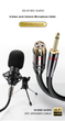 Микрофонный кабель SKW ZD-03 XLR (гнездо) — Jack 1/4 (6.3 мм) 2 м - изображение 2