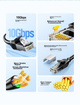 Патч-корд SAMZHE GD6A150 Cat 6a 10 Гбит/с медный 15 м Черный - изображение 3