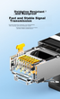 Патч-корд SAMZHE GD6A150 Cat 6a 10 Гбит/с медный 15 м Черный - изображение 13