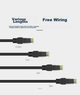 Патч-корд CHOSEAL QS5062E Cat 6 1 Гбит/с 30 м Черный (QS5062ET30) - изображение 11