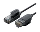 Патч-корд Ugreen NW122 Cat 6a 10 Гбіт/с мідь плоский 15 м Чорний (25034) - зображення 1