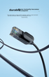 Патч-корд Ugreen NW122 Cat 6a 10 Гбіт/с мідь плоский 15 м Чорний (25034) - зображення 9