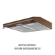 Вытяжка плоская Perfelli PL 6144 Dark BR LED - изображение 3