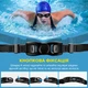 Набор для плавания Nordvik HydroPulse с антифогом и UV-защитой: очки, кейс, беруши и зажим для носа Black - изображение 7