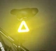 Світловідбиваючий брелок флікер на велосипед та рюкзак Reflector Keychain Safety Tag Green - изображение 4