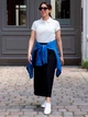 Поло женское Uniqlo 775035039 XL Молочное (1161939391) - изображение 4