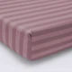 Простынь на резинке MirSon Royal Soft Stripe 30-0029 Constance 80x200 см (2200011307534) - изображение 1