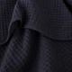 Плед детский MirSon №012 Pure Waffle Black 150х220 см (2200013893004) - изображение 2