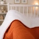 Плед детский MirSon №082 Teddy Muslin Terracotta 150х220 см (2200013894292) - изображение 3