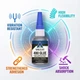 Промисловий ціанакрилатний клей-герметик Whilelife 480 Glue (20 г) для авто: пластик, метал, дверні панелі, стеля - зображення 2