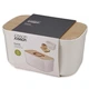 Хлібниця Joseph Joseph Bread Bin з бамбуковою кришкою-дошкою, біла - зображення 2