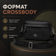 Чорна сумка COACH Graham Crossbody з плечовим ременем, міська кросбоді барсетка для повсякденного носіння, коач, коуч - зображення 5