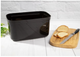 Хлібниця Joseph Joseph Bread Bin з бамбуковою кришкою-дошкою, чорна - зображення 5
