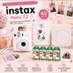 Набор для девушки или подростка с фотокамерой мгновенной печати Fujifilm INSTAX Mini 12 Clay White + 40 фото + альбом на 64 фото + чехол + ремешок + подарочная упаковка, белый - изображение 12