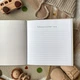 Именная книга пожеланий с сердечком, бежевая - изображение 3