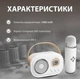 Колонка Ретро-Караоке C20 PLUS с беспроводным микрофоном Bluetooth, белый (343434356355353) - изображение 1