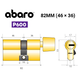 Цилиндр ABARO P600 (модульный) 82T (46*36T) G латунь полированная 5 ключей - изображение 17